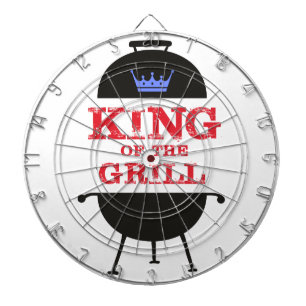 König des Grills, Blue Crown Red Dartscheibe