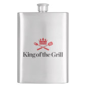 König des Grills Flachmann (Vorderseite)