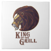 König des Grills Fliese (Vorderseite)