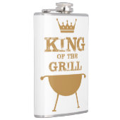 König des Grills, Gold Flachmann (Rechts)