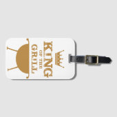 König des Grills, Gold Gepäckanhänger (Vorderseite (Horizontal))