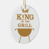 König des Grills, Gold Keramik Ornament (Rechts)
