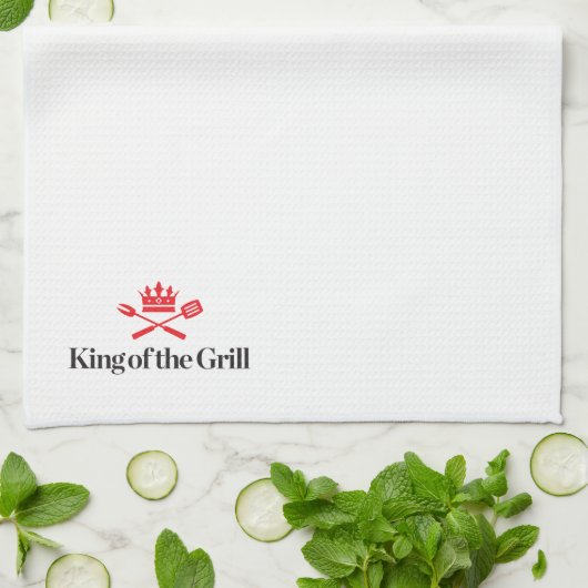 König des Grills Handtuch (Gefaltet)