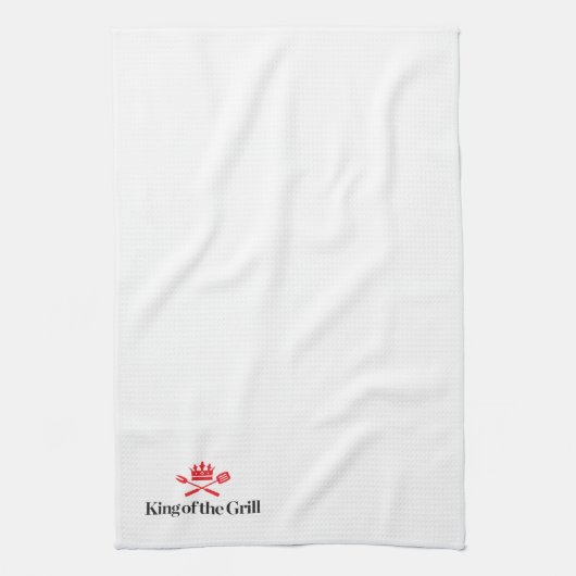 König des Grills Handtuch (Vertikal)