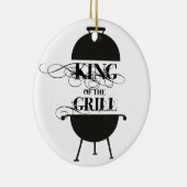 König Des Grills Keramik Ornament (Rechts)