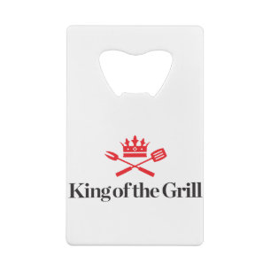 König des Grills Kreditkarten Flaschenöffner