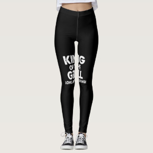 König des Grills lang lebe der König Leggings