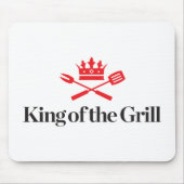 König des Grills Mousepad (Vorne)