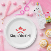 König des Grills Pappteller (Party)