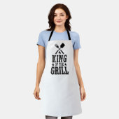 König des Grills Personalisierter BBQ-Meister Schürze (Getragen)