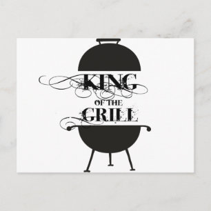 König Des Grills Postkarte