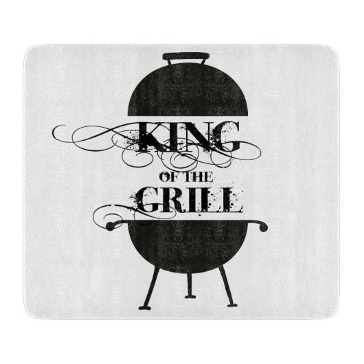König Des Grills Schneidebrett (Vorderseite)