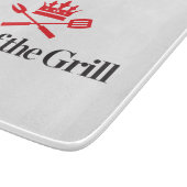 König des Grills Schneidebrett (Ecke)