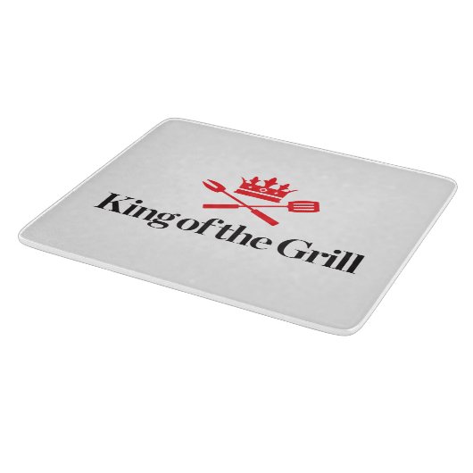 König des Grills Schneidebrett (Ecke)