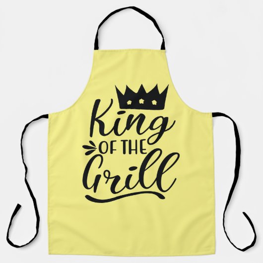 KÖNIG DES GRILLS SCHÜRZE (Vorderseite)