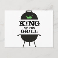 König des Grills, schwarz-grüne Krone