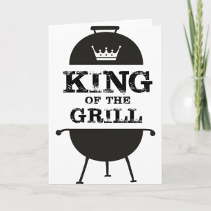 König Des Grills, Schwarz Weiße Krone Karte