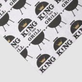 König des Grills, schwarze Goldkrone Seidenpapier (Detail)