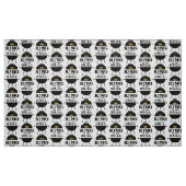 König des Grills, schwarze Goldkrone Stoff (Fat Quarter (45,7 x 55,9 cm))