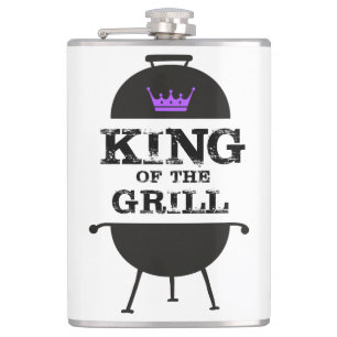 König Des Grills, Schwarze Purpurkrone Flachmann
