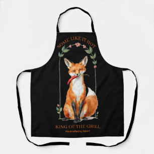 König des Grills Spicy Fox BBQ Kochschürze  Schürze