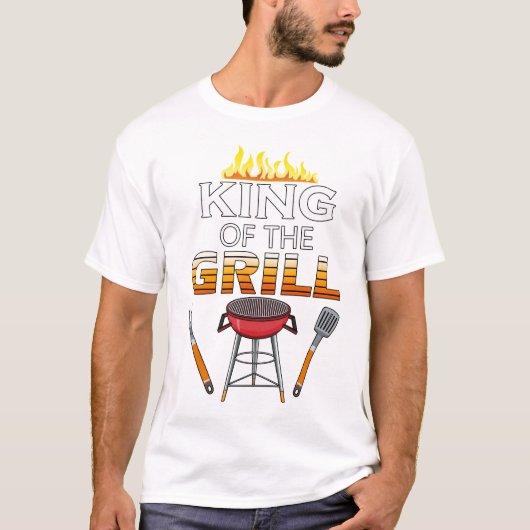König des Grills T-Shirt (Vorderseite)