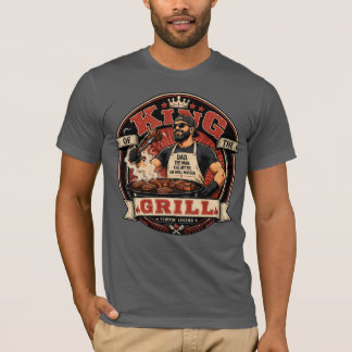 König des Grills T-Shirt | Vatertag Grillen