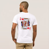 König des Herz-T - Shirt (Schwarz voll)