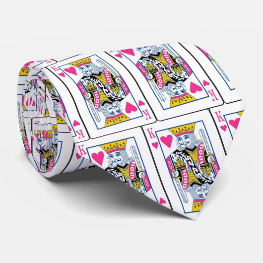 König des Herzens durch den SRF Krawatte (Gerollt)