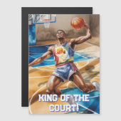 König des Hofes! Magneteinladung (Vorne/Hinten)