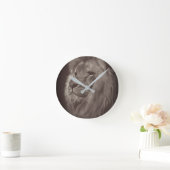 KÖNIG DES JUNGLE RUNDE WANDUHR (Zuhause)