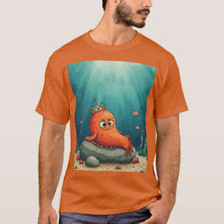 König des Meeres Grumpy Ozean Herrscher Cartoon Fr T-Shirt