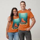 König des Meeres Grumpy Ozean Herrscher Cartoon Fr T-Shirt (Unisex)