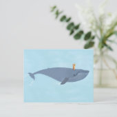 König des Meeres - Krönung des Blauen Wals Postkarte (Stehend Vorderseite)