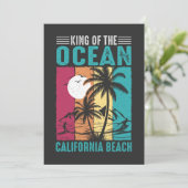 König des Ozeans Einladung (Stehend Vorderseite)