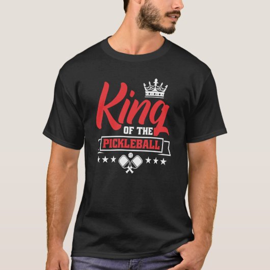 König des Pickleballs T-Shirt (Vorderseite)