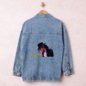 König des Pop-Moonwalk-Legend Retro-Tribut-Design Jeansjacke (Hangar)