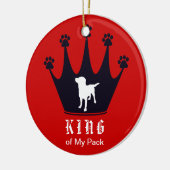 König des Satzes Keramik Ornament (Links)