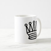 König des Schachs Kaffeetasse (VorderseiteRechts)
