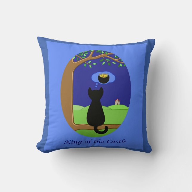 König des Schlosses Reversible Kissen (Vorderseite)