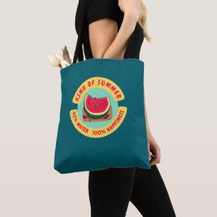 König des Sommers Saftige Wassermelone Tasche