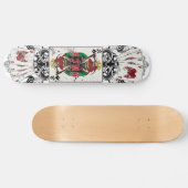 König des Spaten-Schädel-Skateboards Skateboard (Horizontal)