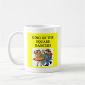 König des Square-Dancings Kaffeetasse (Links)