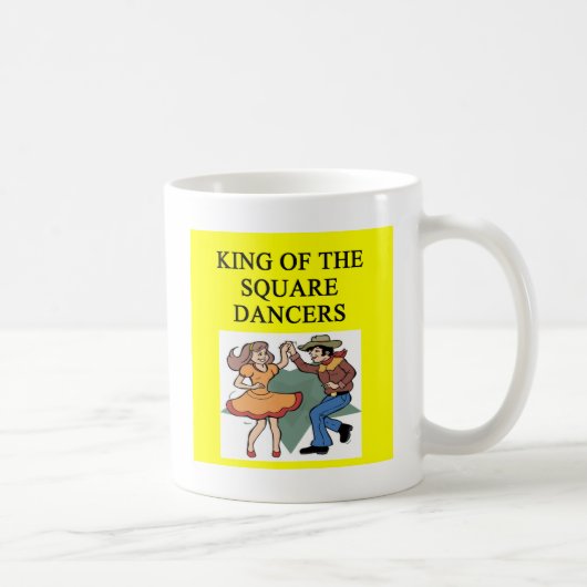 König des Square-Dancings Kaffeetasse (Rechts)