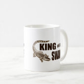 König des Sumpfs - Alligatorjäger Kaffeetasse (VorderseiteRechts)