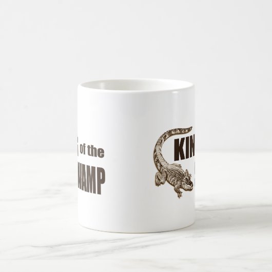 König des Sumpfs - Alligatorjäger Kaffeetasse (Mittel)