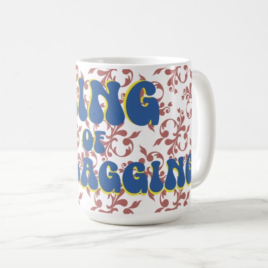 König des Teabagging Kaffeetasse (VorderseiteRechts)