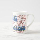 König des Teabagging Porzellantasse (Rechts)