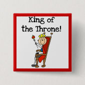 König des Thrones Button (Vorderseite)