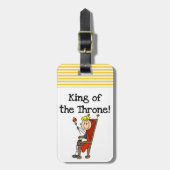 König des Thrones Gepäckanhänger (Vorderseite vertikal)